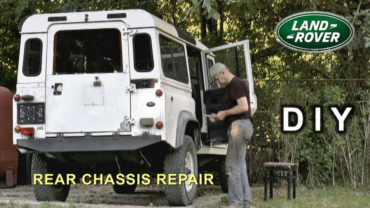 LAND ROVER 110 Chassis Repair | DIY Rear Cross Member