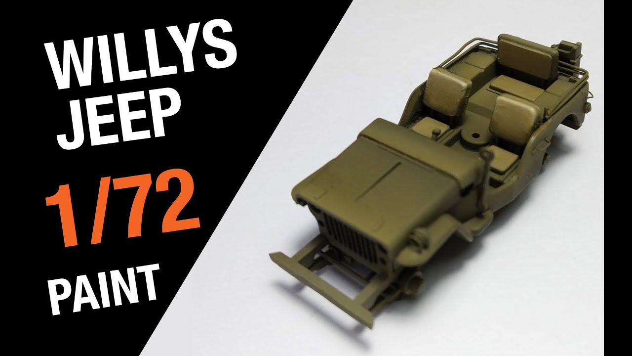 Academy Willys Jeep 1/72 - Part 2 Painting