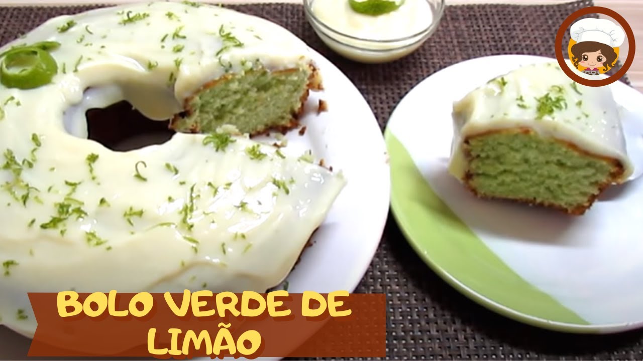BOLO VERDE DE LIMÃO -  MIL DELÍCIAS NA COZINHA