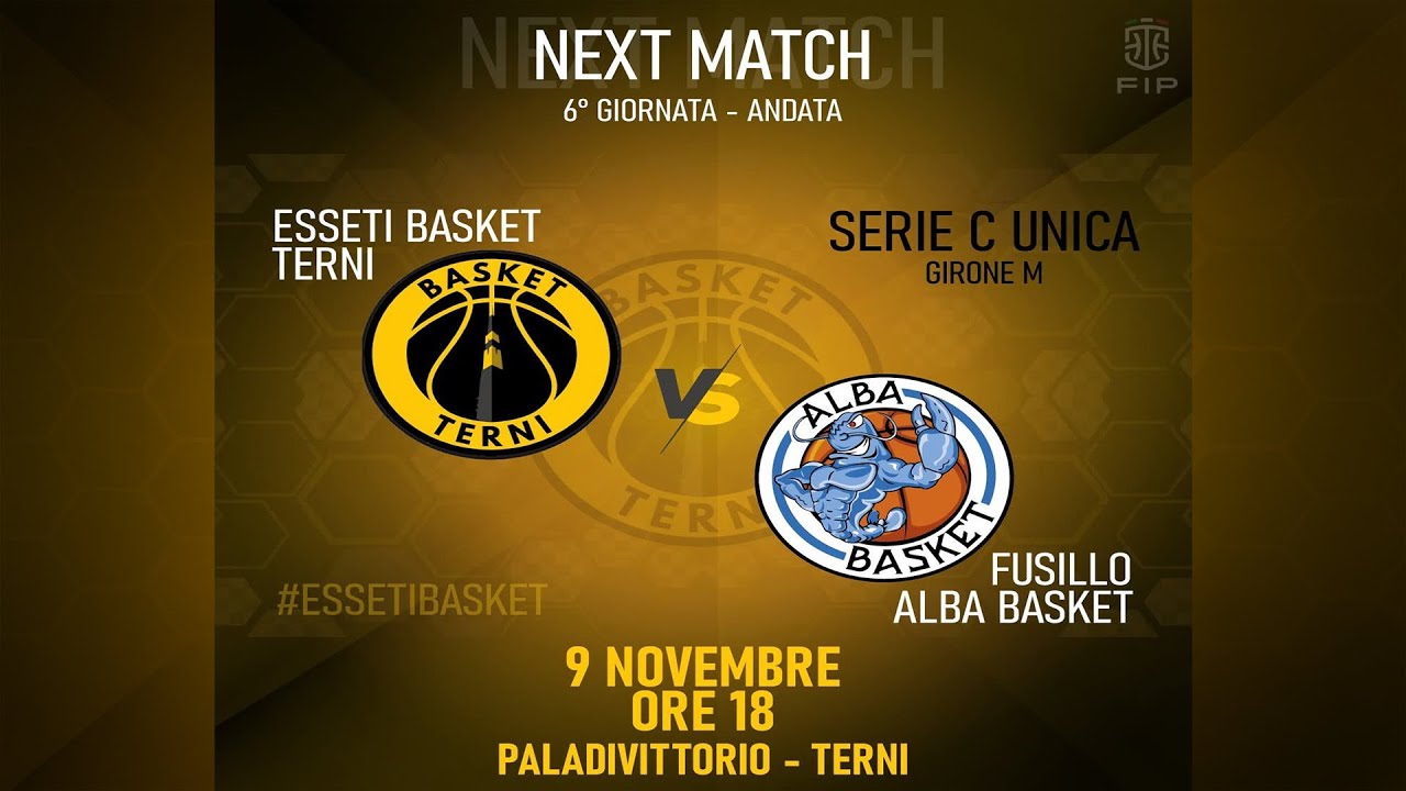 2025 11 09 Serie C unica girone M  - Terni Basket vs Fusillo Alba Basket