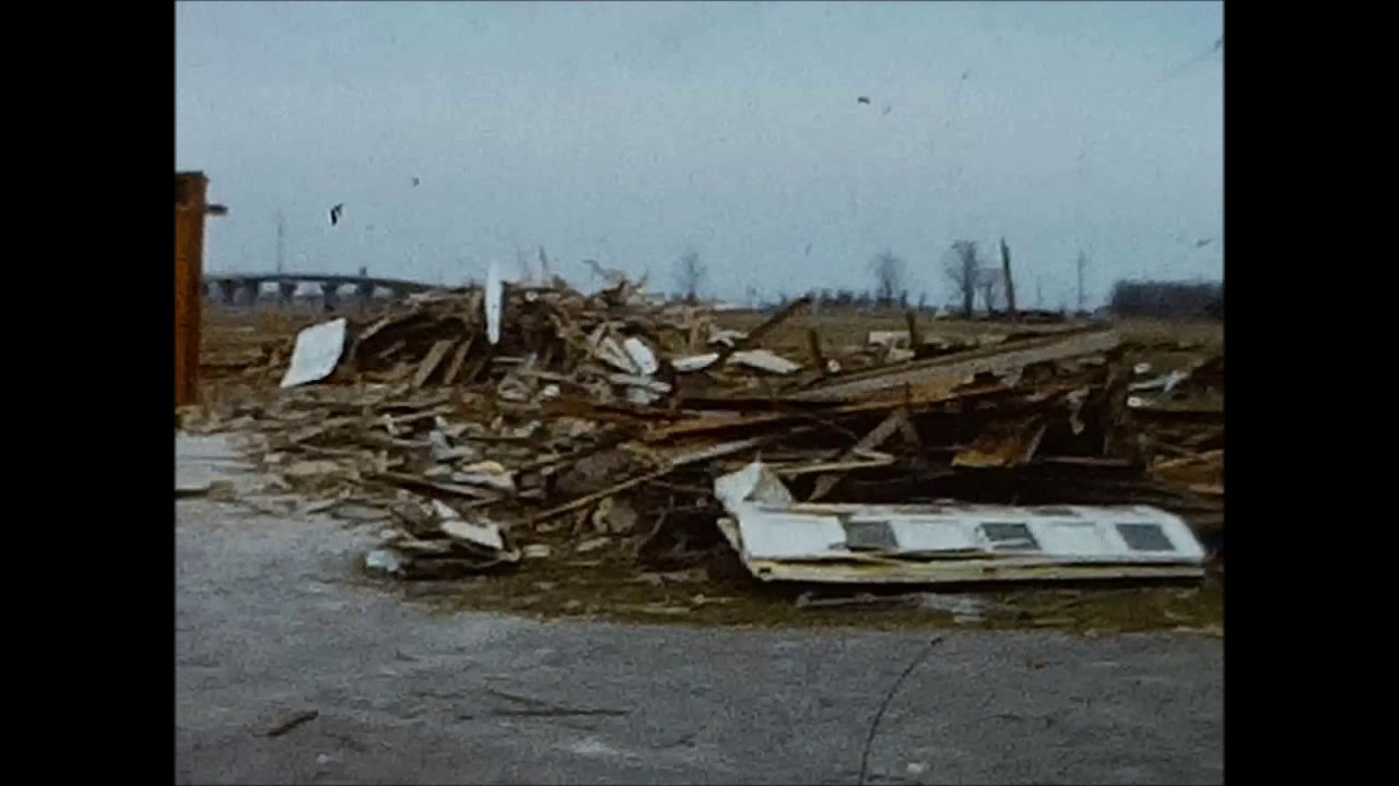 bluffton ohio palm sunday tornado, april 1965
