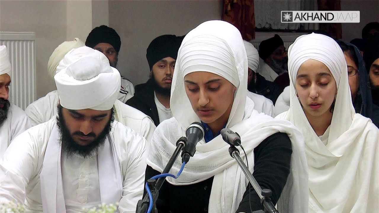 Waheguru Simran - Bibi Gurbinder Kaur Ji @ Akhand Jaap 1MAR2014 [HD]