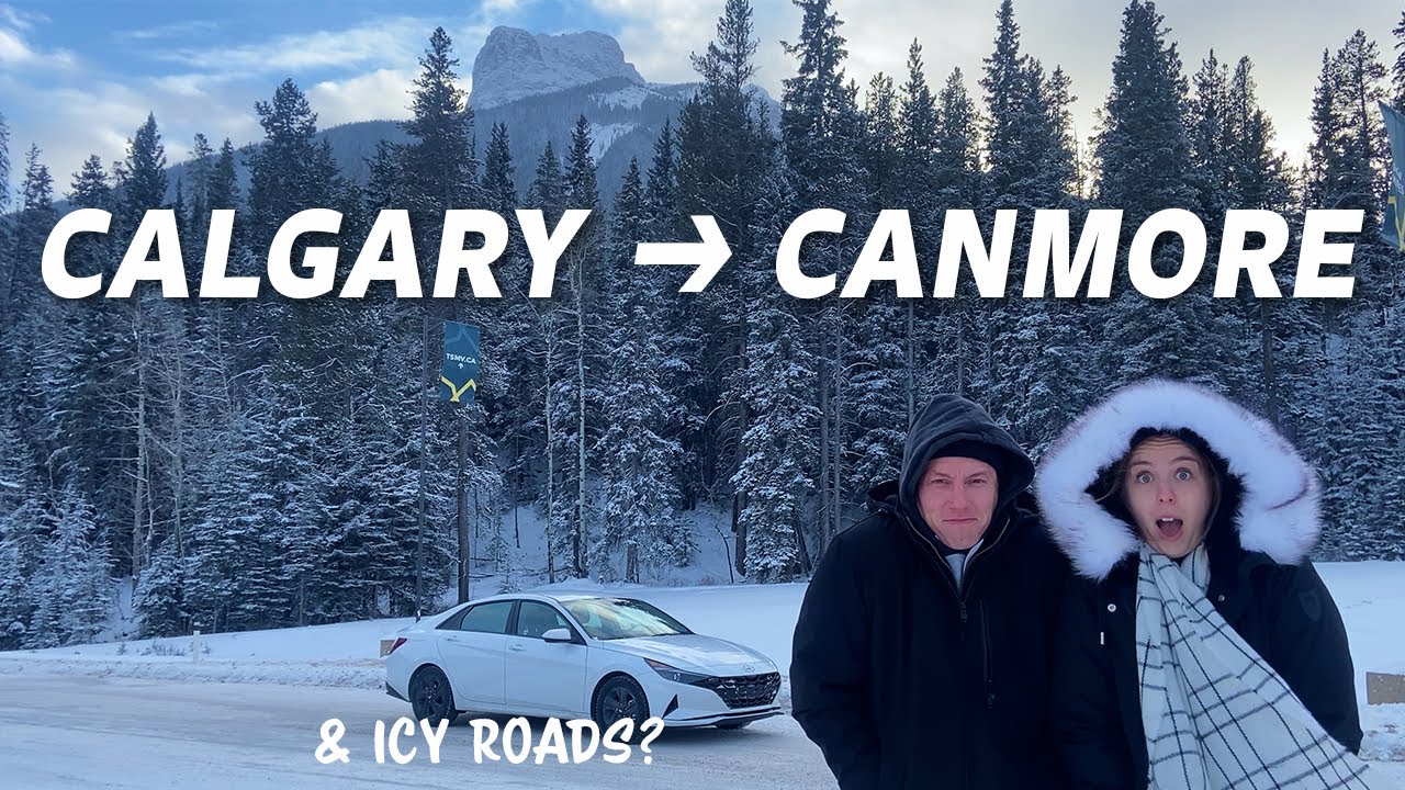 Путешествие из Калгари в Канмор на машине — видеоблог CANADA