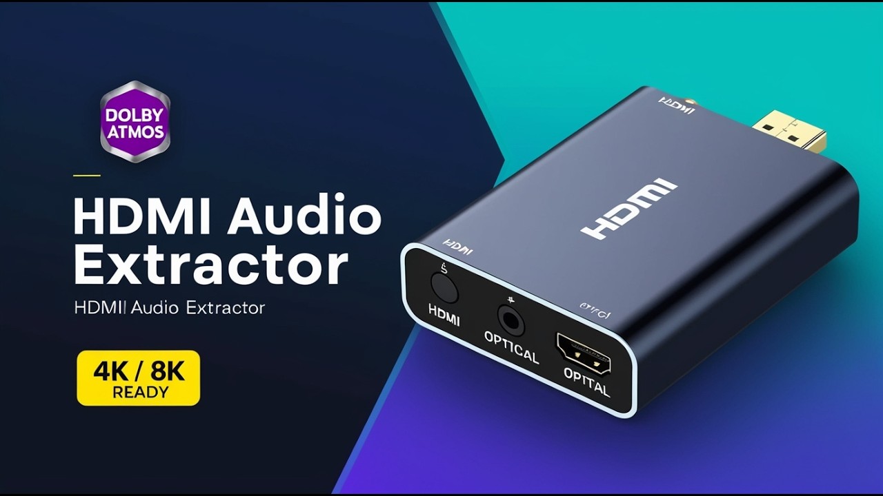 Top 5 Best HDMI Audio Extractor 2026 🔥 4K & 8K Support