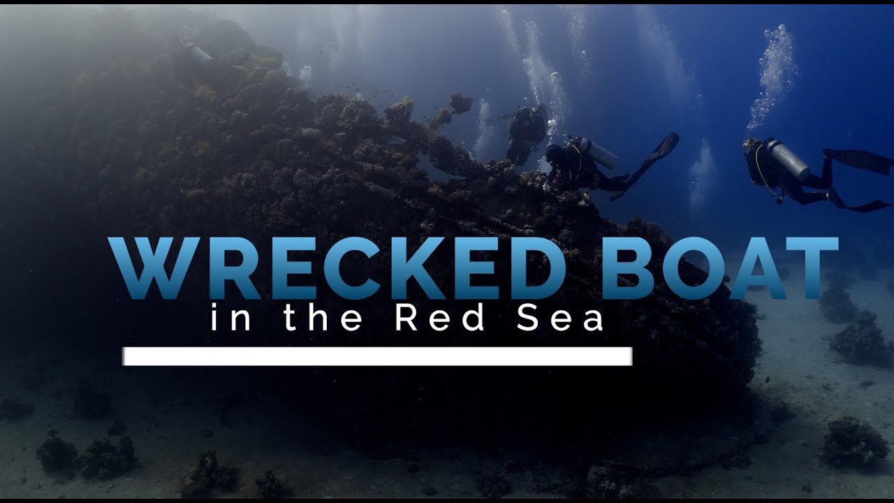 Wrecked Boat in the Red Sea 8k UHD