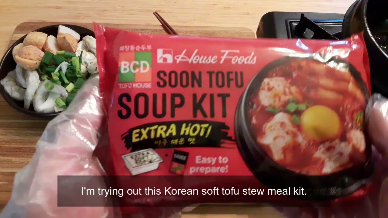 Korean Soft Tofu Stew Meal Kit, Soondubu Jjigae