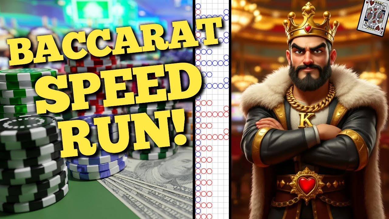 Baccarat SPEED RUN using the 
