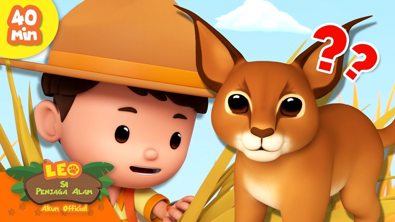 KEPENASARAN MENJERAT KUCING?! 🐈😺 | Kompilasi Pelompat | Leo Si Penjaga Alam | Kartun Anak