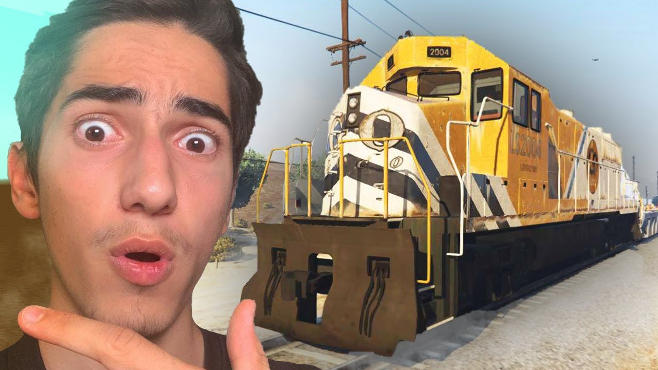 میتونیم قطار جی تی ای متوقف کنیم ؟ 🚂 Stop The Train in GTA 5