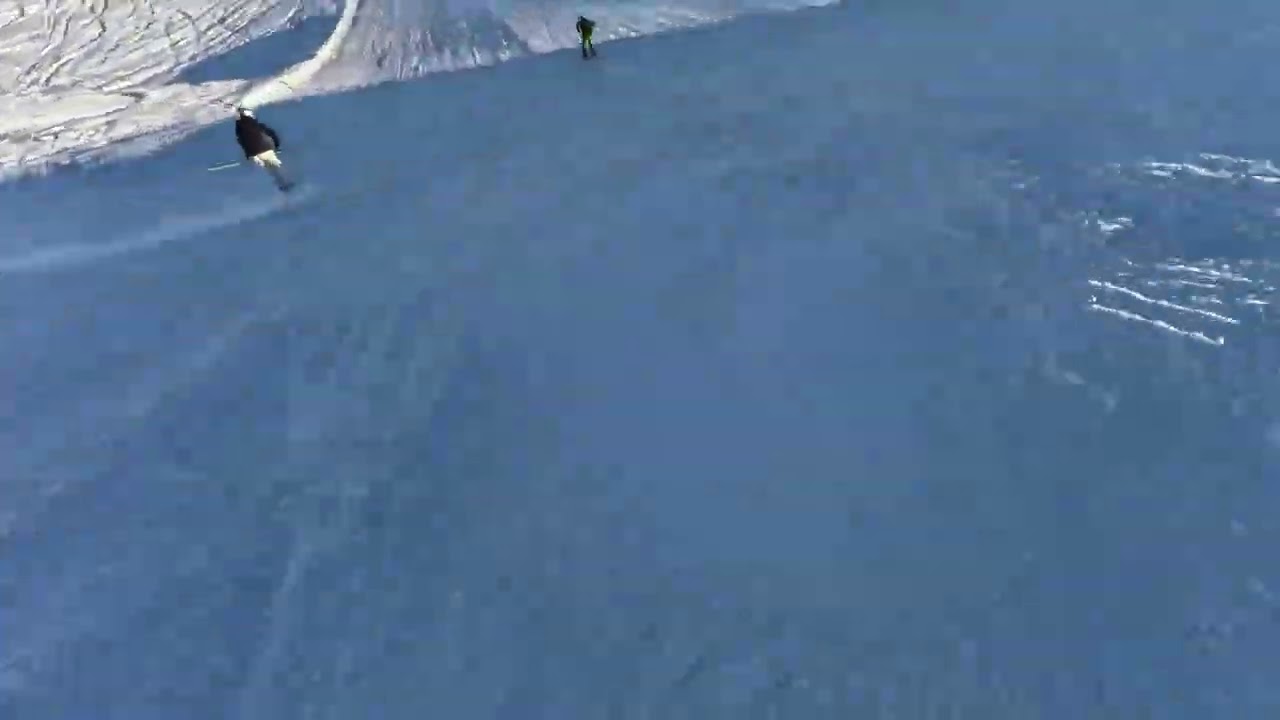 Abfahrt Les Crosets Skiferien