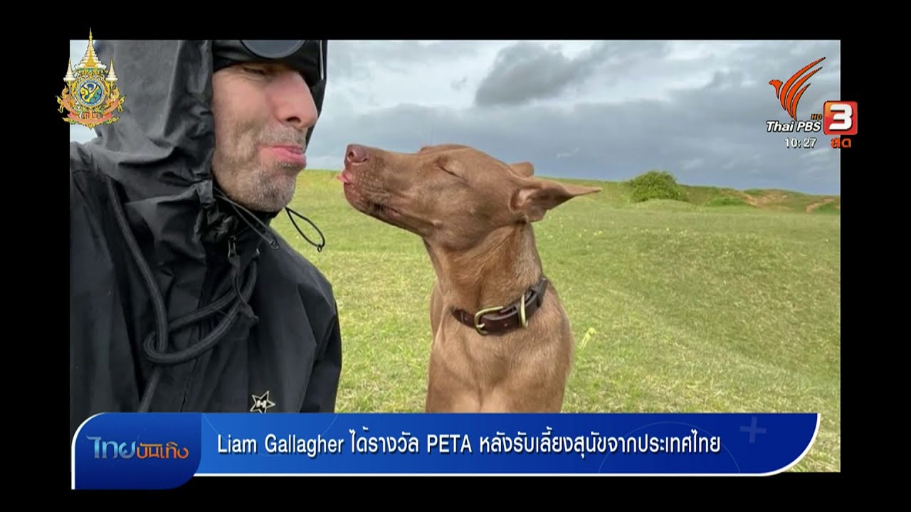 Liam Gallagher ได้รางวัล PETA หลังรับเลี้ยงสุนัขจากประเทศไทย