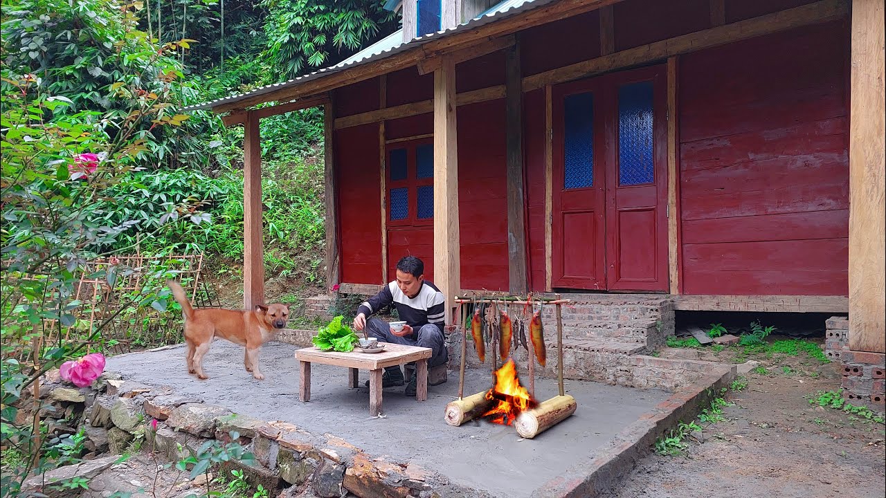Садоводство в горах и наслаждение вкуснейшей рыбой на гриле с Миком