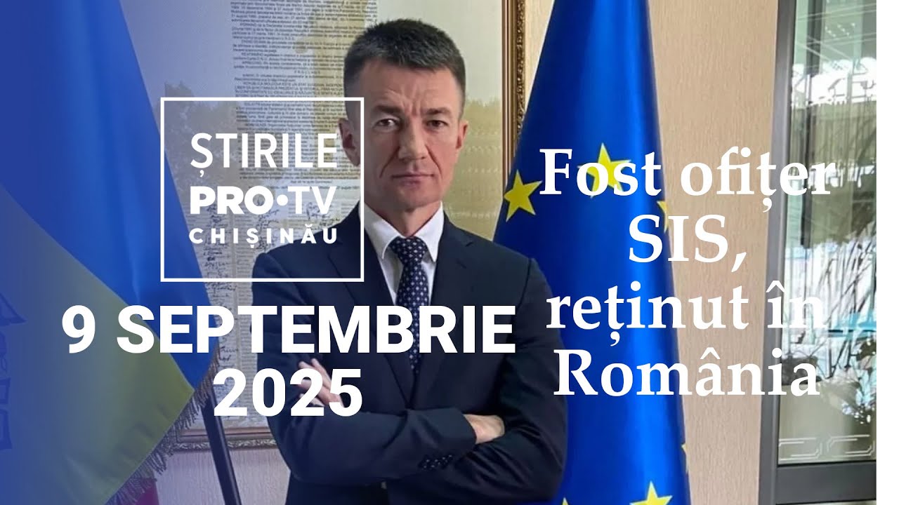 Știrile PROT V (ORA 20:00) | FOST OFIȚER SIS, REȚINUT &Icirc;N ROM&Acirc;NIA | Moldova