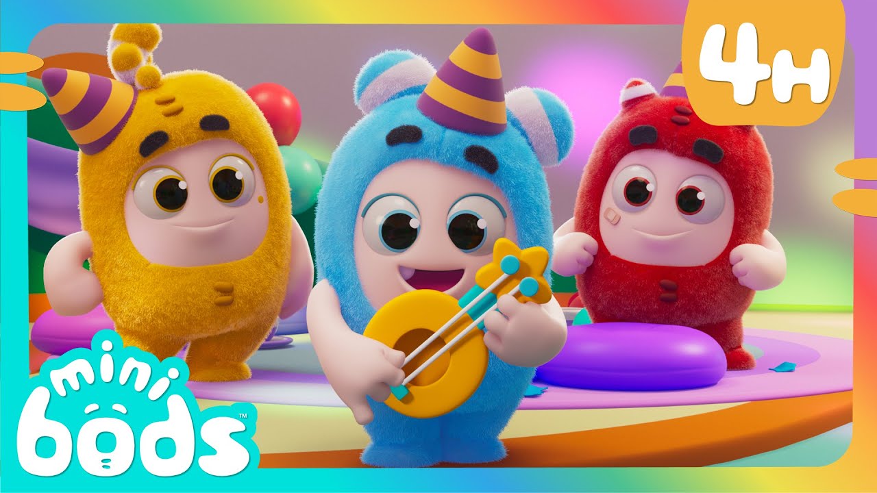 Party Time 🥳🎈 | Minibods | Preschool Cartoons