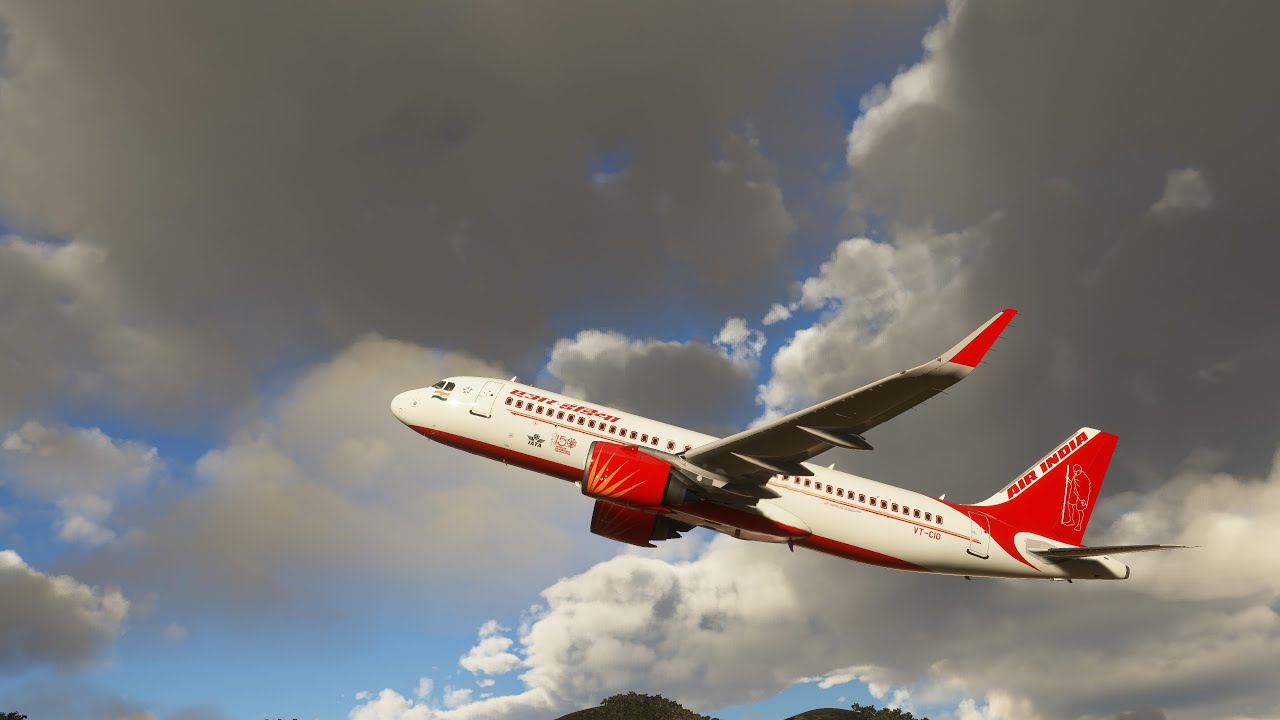 Air India a320-200 IVAO Event Mumbai (VABB) to Delhi (VIDP) : Flown by real airbus First Officer