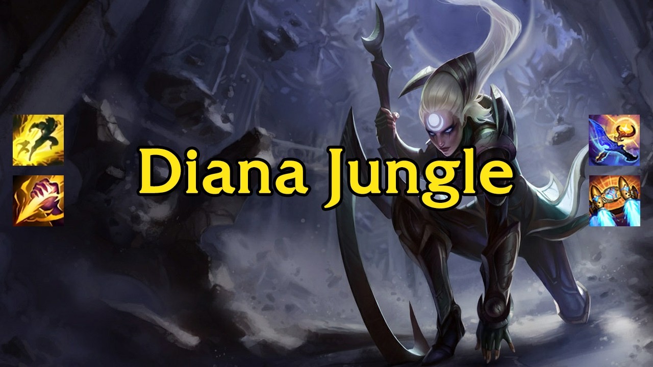 SoloQ Challenger Diana jungle gameplay by MAXLAMENACE