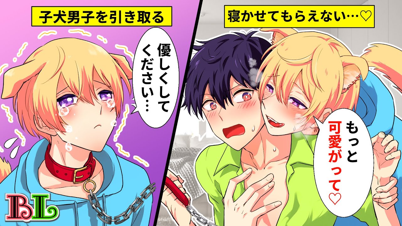 【BLアニメ】ペットの代わりに人を飼うとどうなるのか？身寄りのない男子高校生を預かったら、深夜ベッドの中へ潜り込んできて…？！【BLボイス漫画】