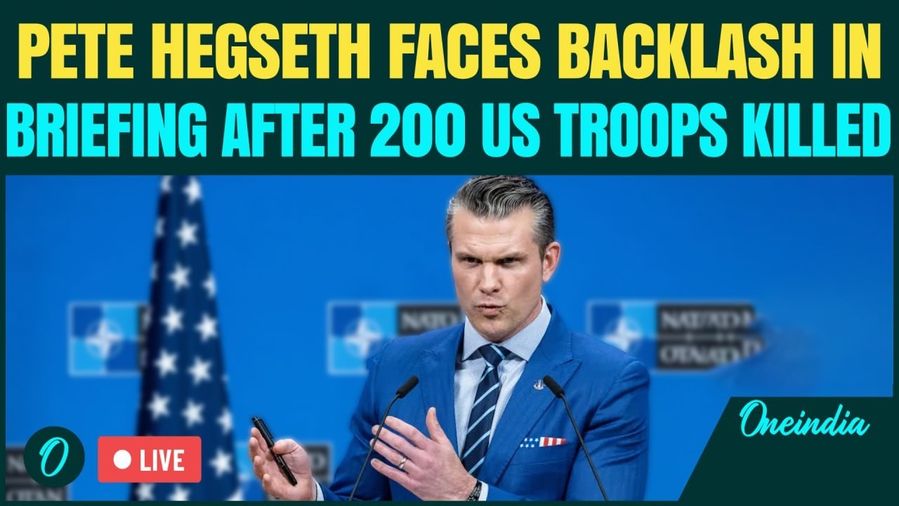 Pentagon LIVE After Iran KILLS 200 U.S Troops: Hegseth GRILLED by Press as U.S Loses War | U.S. LIVE