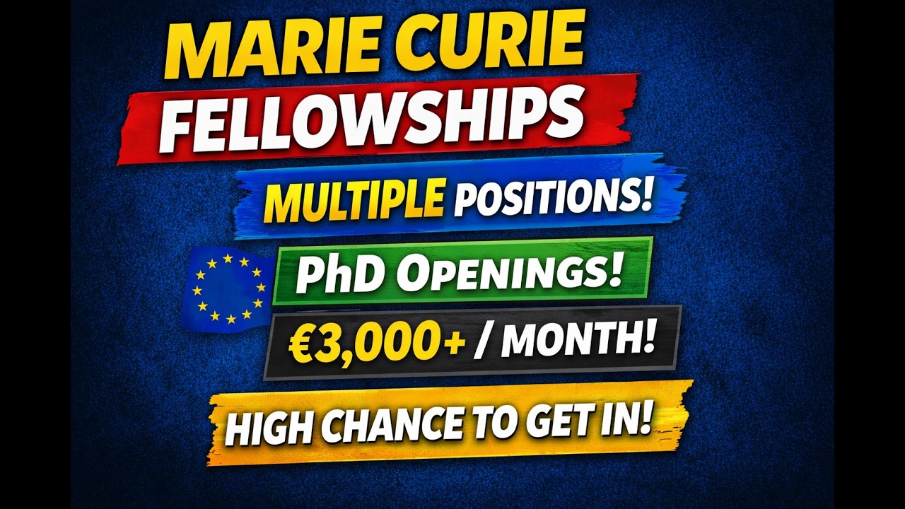 Most PhD Students Don’t Know About These Marie Curie Fellowships (MSCA COFUND)