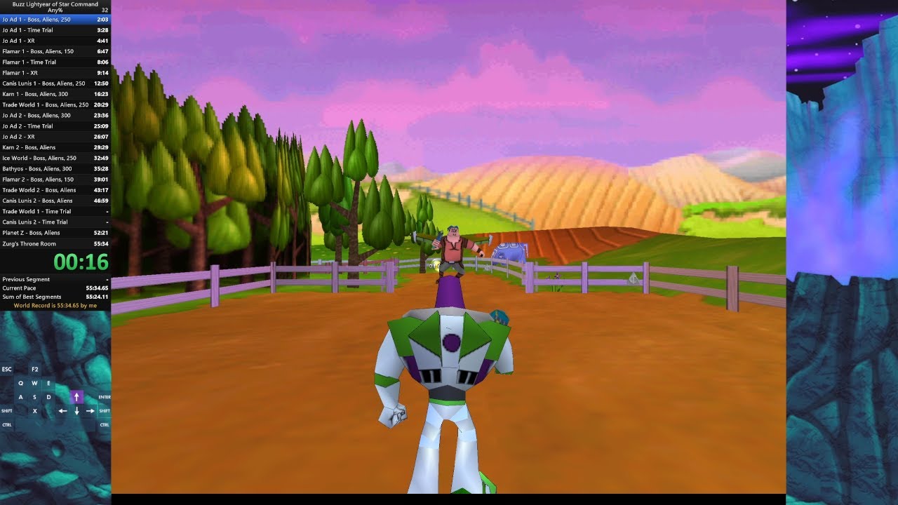 [Former WR] Buzz Lightyear of Star Command - Any% [PC] Speedrun 55:20