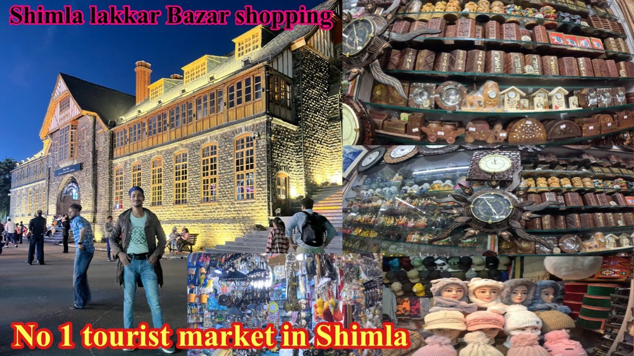 Lakkar bazaar Best Shopping Market in Shimla Tourist's Best market of Shimla #Shimla #lakkarmarket
