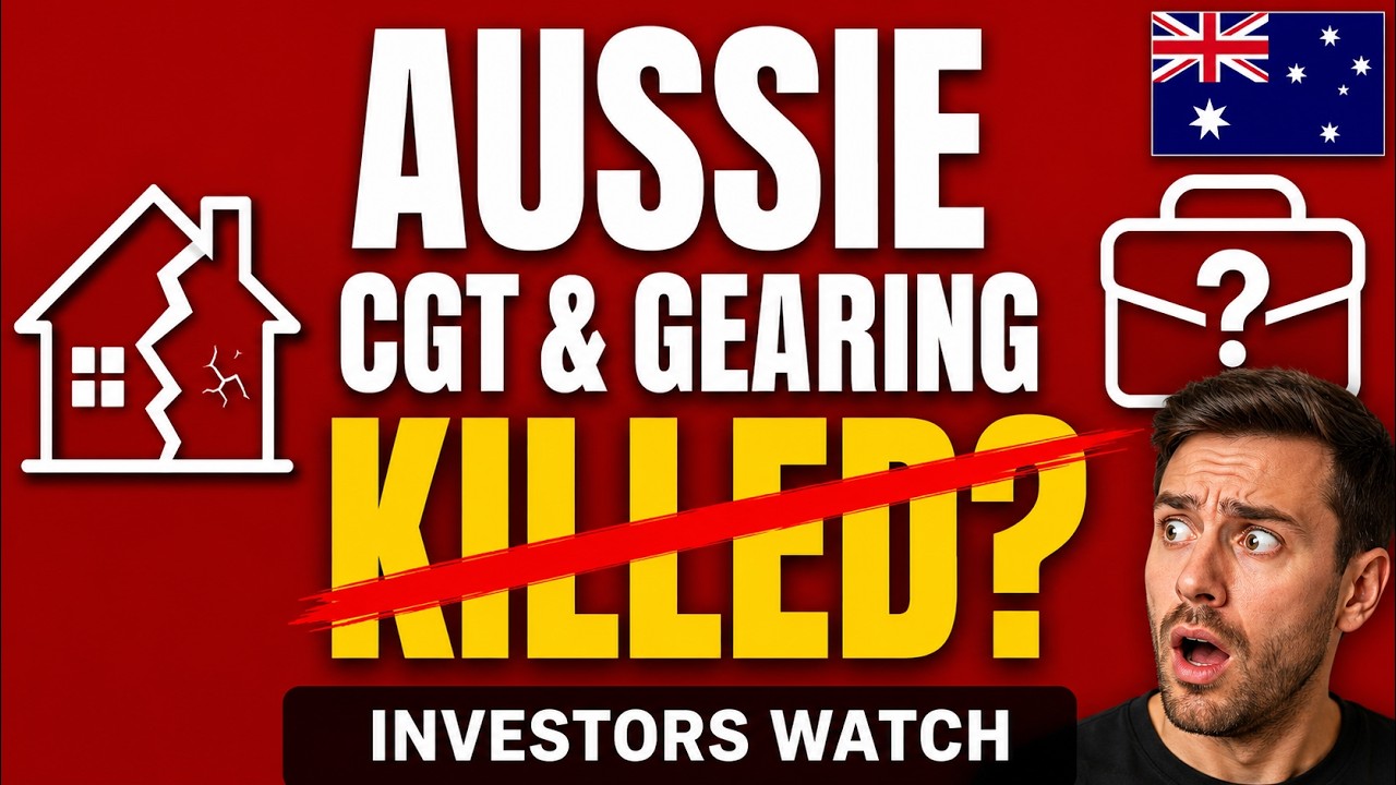 AUSSIE INVESTORS: Is CGT & Negative Gearing Dead? (2026 Budget Explained)