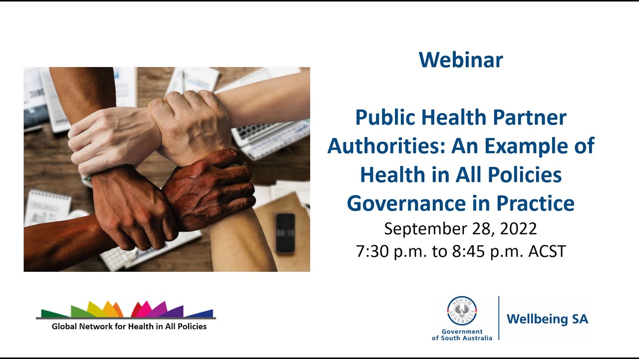 Public Health Partner Authorities: An Example of Health in All Policies Governance in Practice