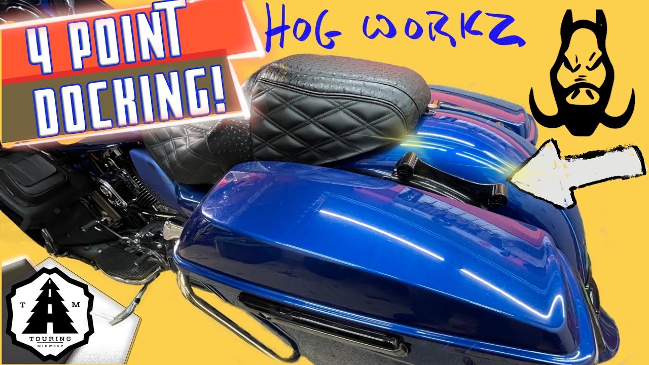 Is this the BEST DOCK For Your Harley Bagger? | @HOGWORKZ  4 Point Docking Kit