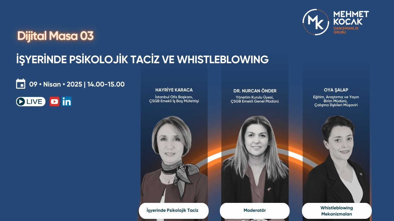 Dijital Masa 03: İşyerinde Psikolojik Taciz ve Whistleblowing