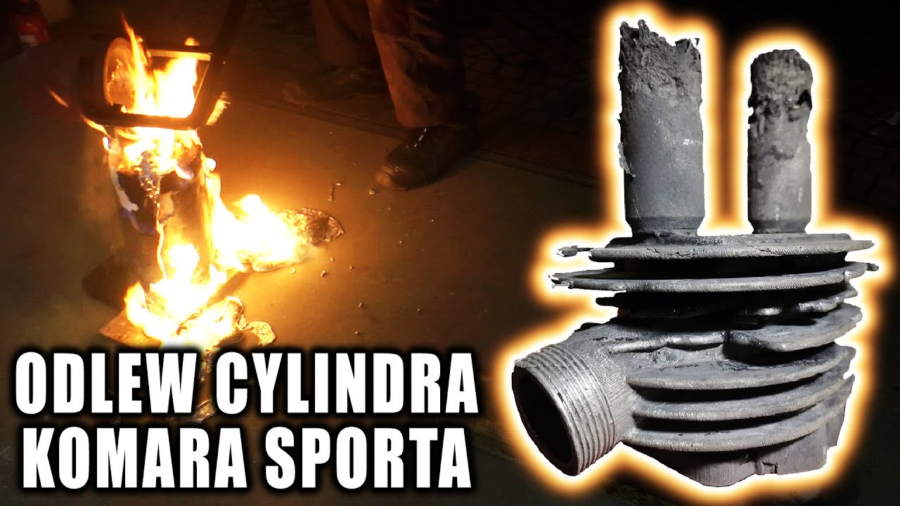 PRÓBA ODLANIA CYLINDRA KOMARA SPORTA - CYLINDER 1.2.  🦟#21