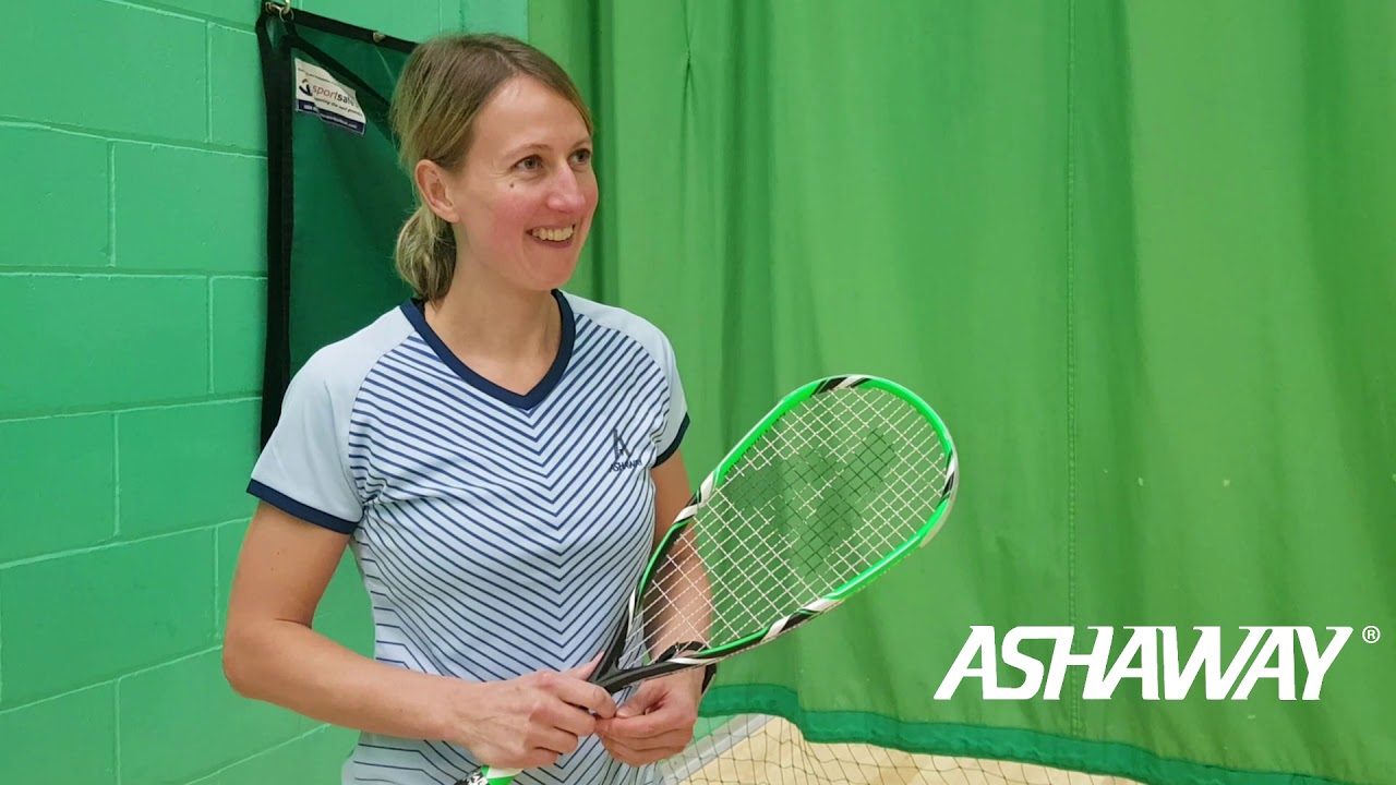 When Ashaway met Alison Waters (using the Ashaway Powerkill 115 squash racket for 2019/20)