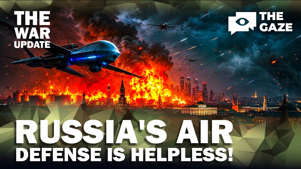 UKRAINIAN DRONES HIT MOSCOW AGAIN! Russia's war machine burns