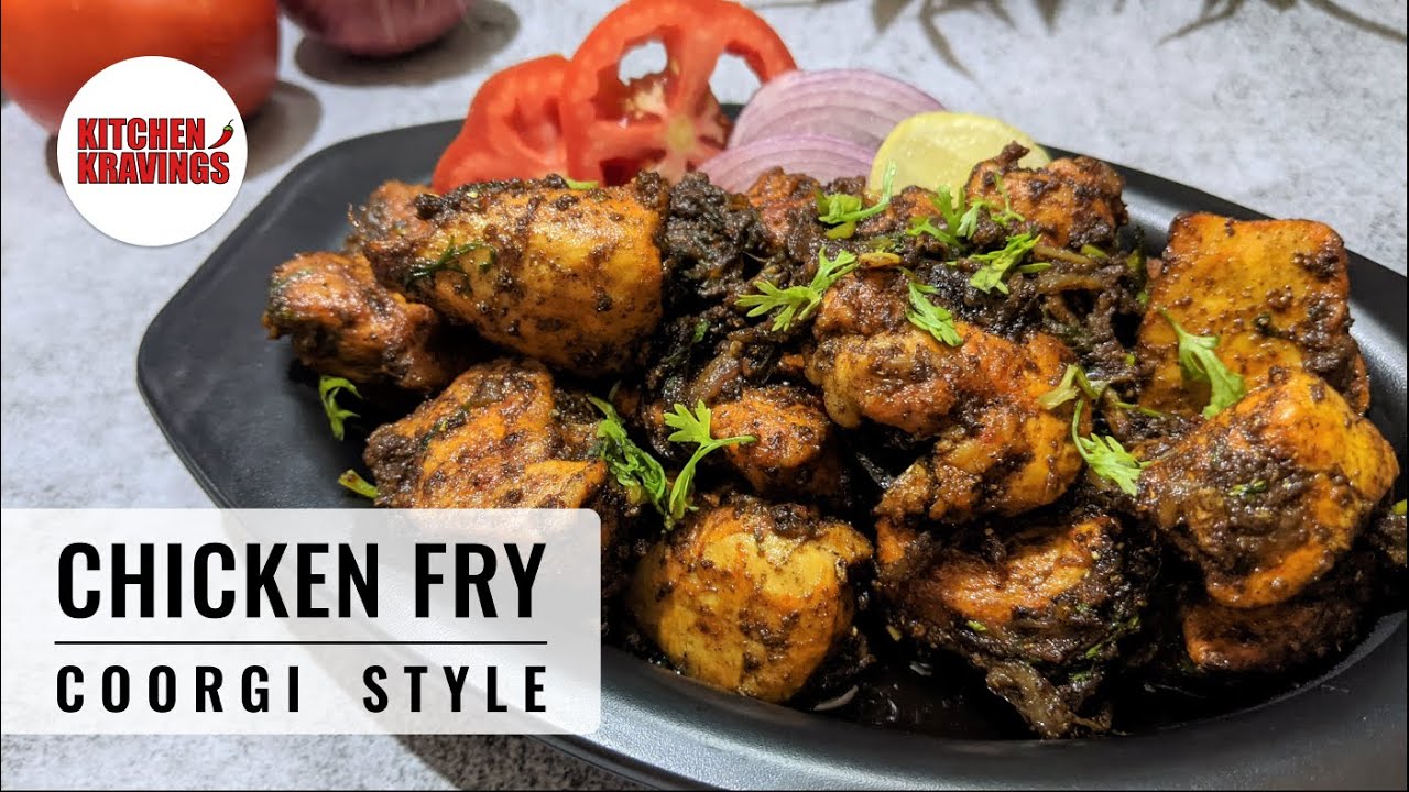 Chicken Fry Coorgi Style | Kodavu Style Chicken Recipe | Chicken Fry Kodagu Style