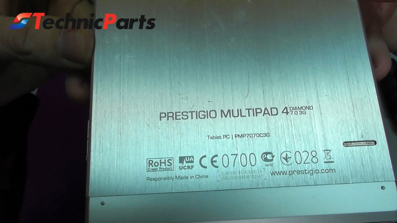 Как разобрать планшет Prestigio MultiPad 4 PMP7070C3G разборка престижио