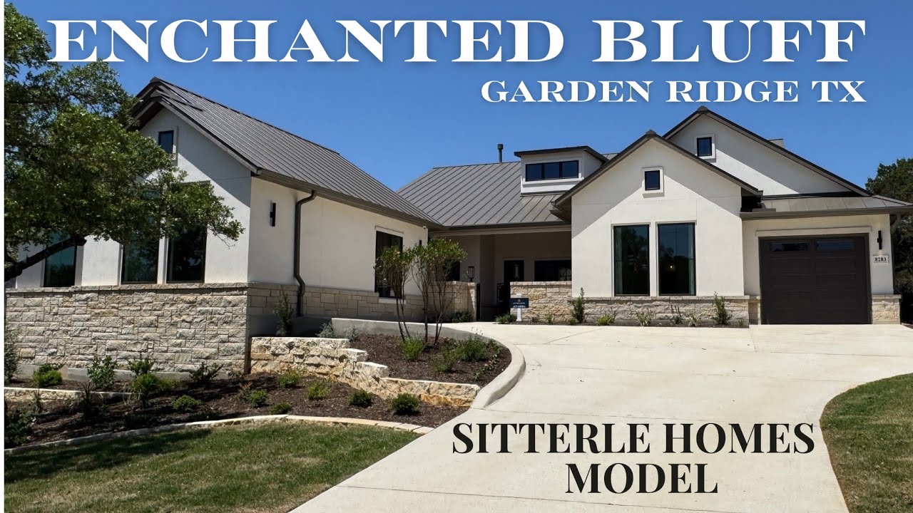 Enchanted Bluff, Garden Ridge Tx, Sitterle Homes, Model Tour