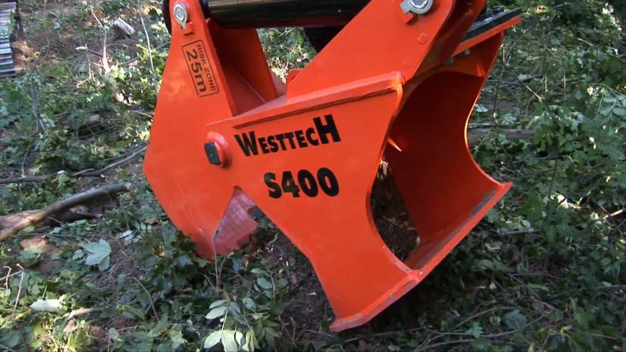 Westtech Woodcracker S | Wurzelstöcke abschneiden