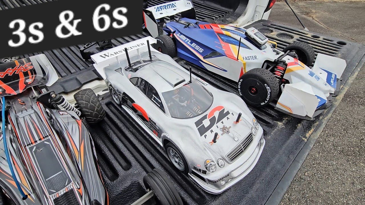 Arrma Limitless RTR - Tamiya TC-01 - Traxxas Bandit. 2S/3S/6S. Насколько быстро?! Счастливого Рож...
