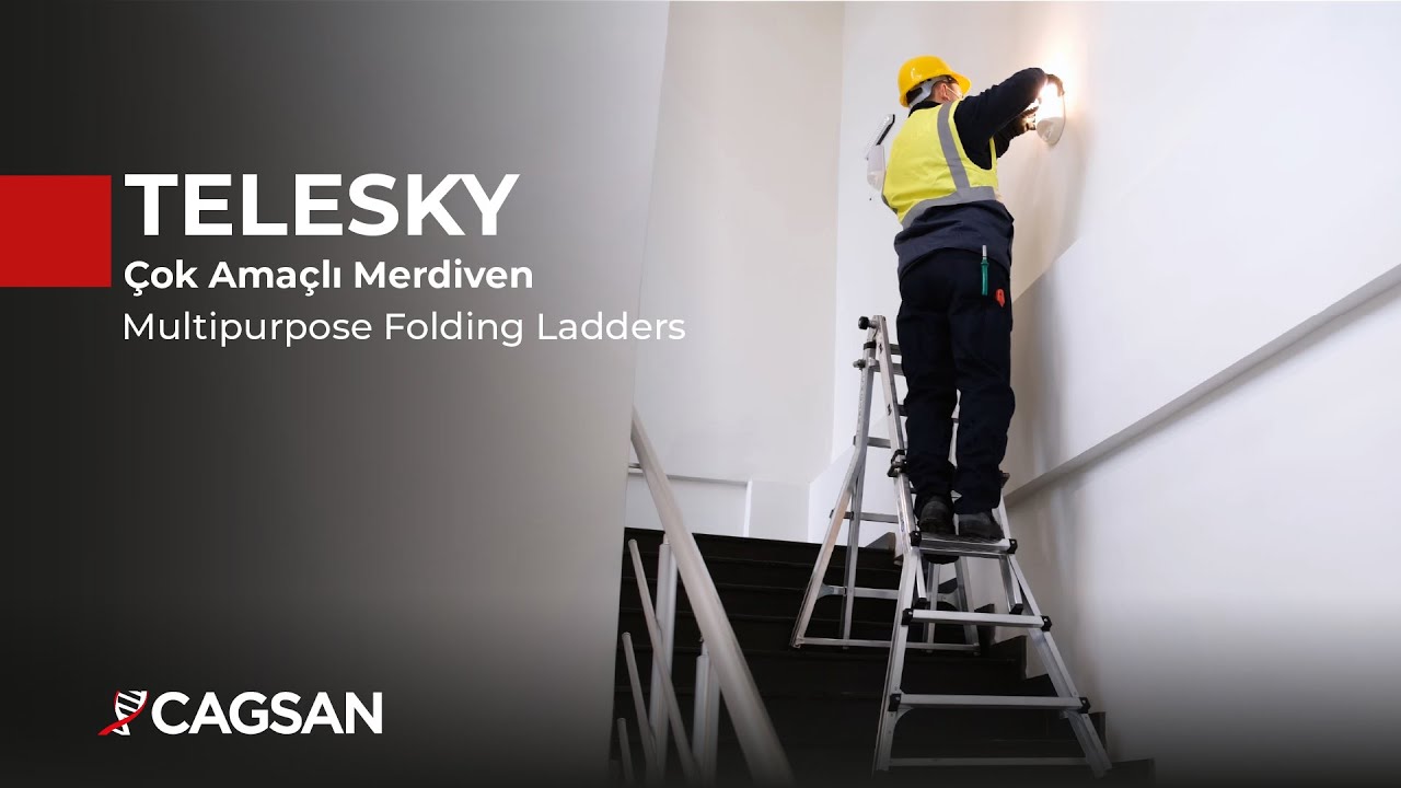 TELESKY Çok amaçlı merdiven | TELESKY Multipurpose ladder | Çağsan Merdiven