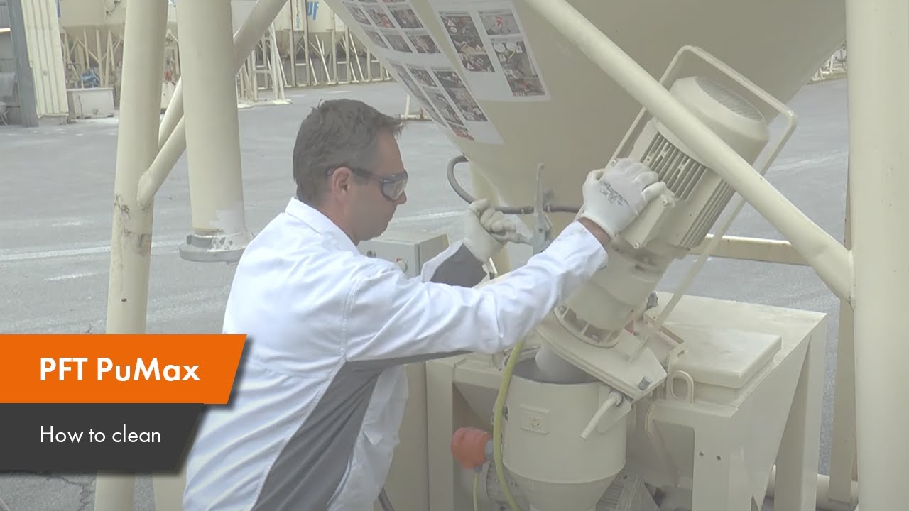 PFT PuMax - How to clean