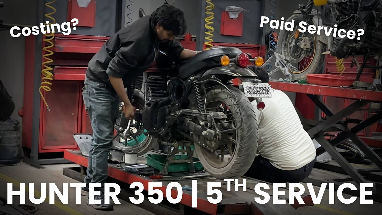 5th Service of Hunter 350 | Costing?| Big Expense? |