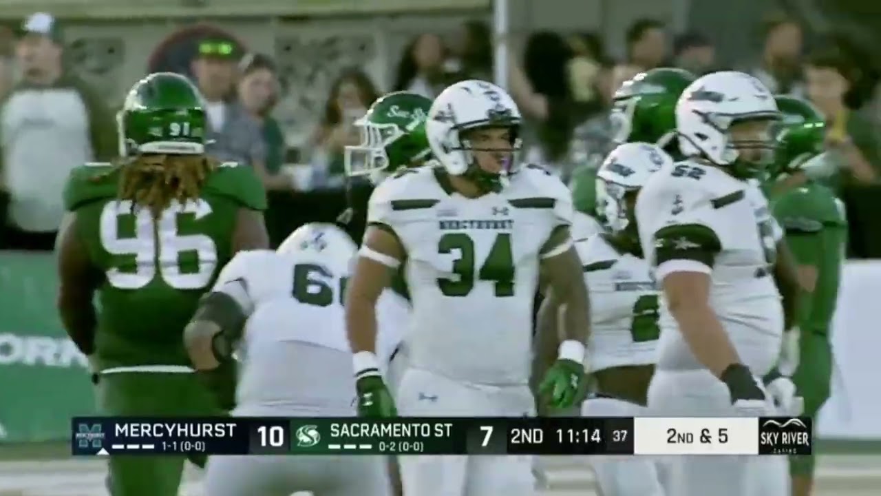 Mercyhurst Football at Sacramento State Highlights (Sept. 13, 2025)