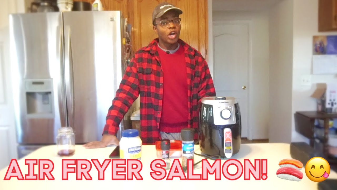 Trying a Tik Tok Air Fryer Salmon Recipe