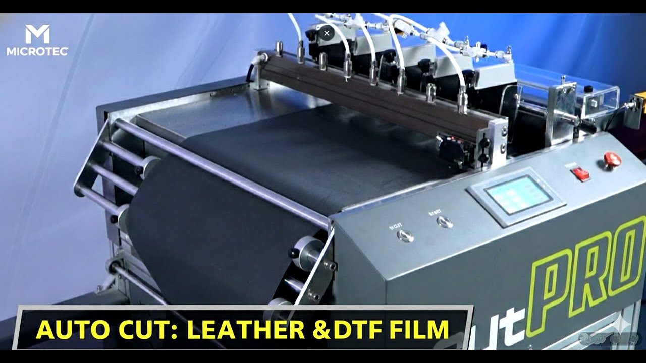How to Cut DTF Film & Leather Automatically with Microtec KP-650?