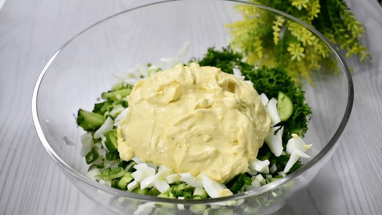 Ik eet en val snel af. Mijn moeder verloor 10 kg in een maand. Afslankende Salade! gezond dieet