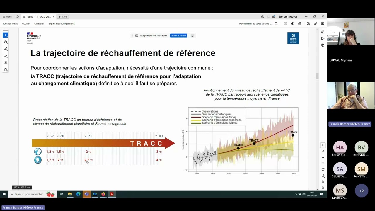 Le futur du climat : comprendre les évolutions à l’horizon 2050 – Intervention de Météo-France