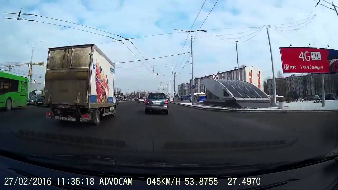 Малиновка-Партизанский пр. 27-02-2016 (timelapse 4x)