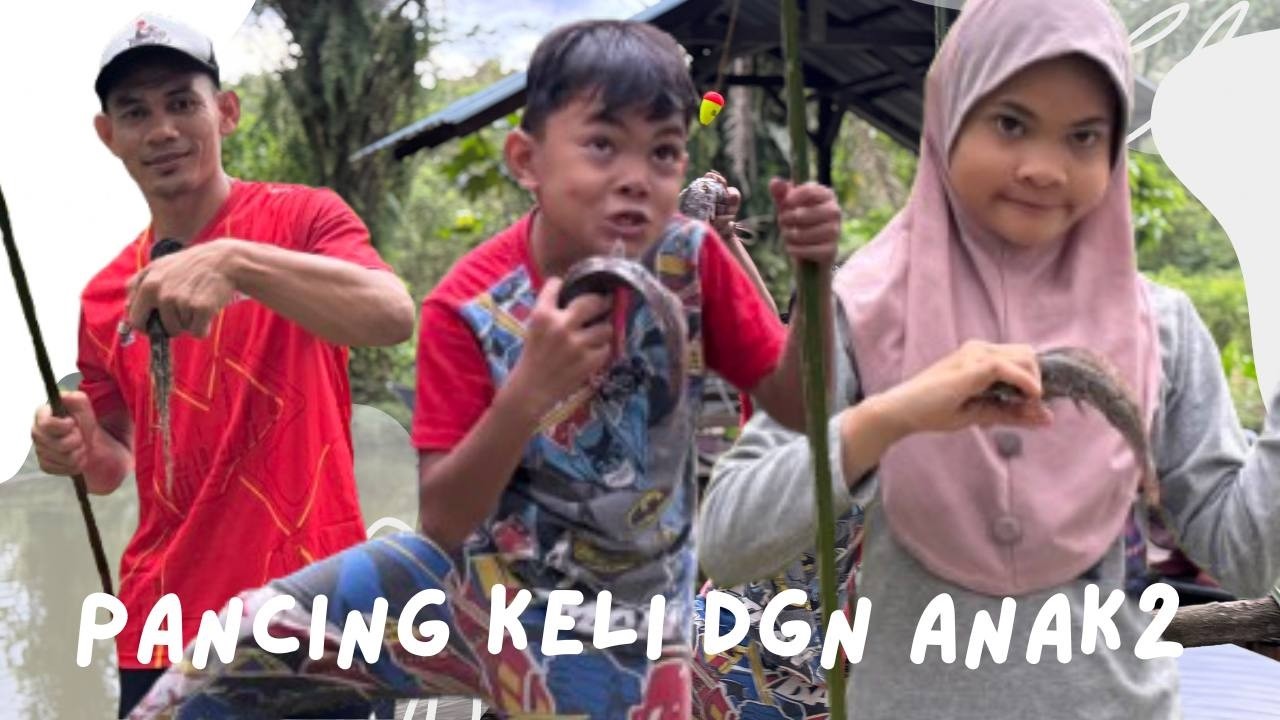 Gaban layan anak2 memancing ikan😁👍