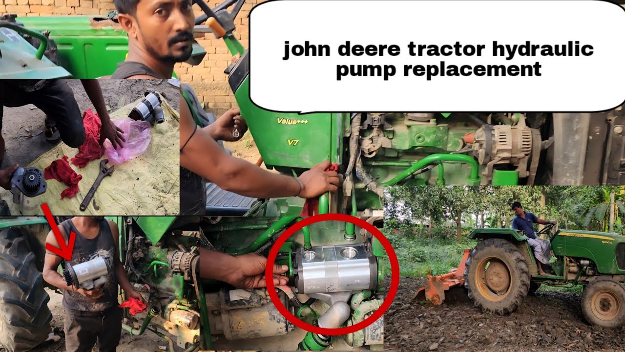 john deere tractor hydraulic pump repairing | john deere hydraulic pump replacement