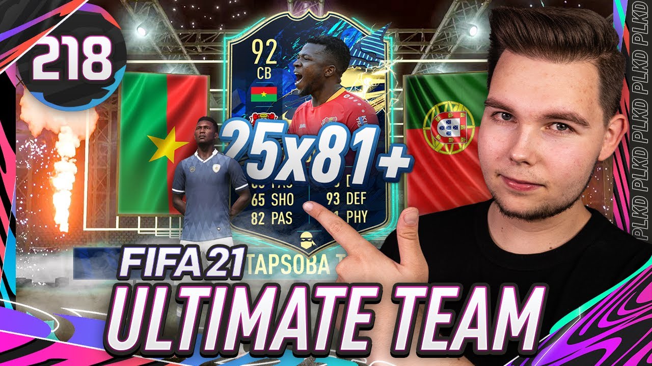 25x81+ & TAPSOBA TOTS! - FIFA 21 Ultimate Team [#218]