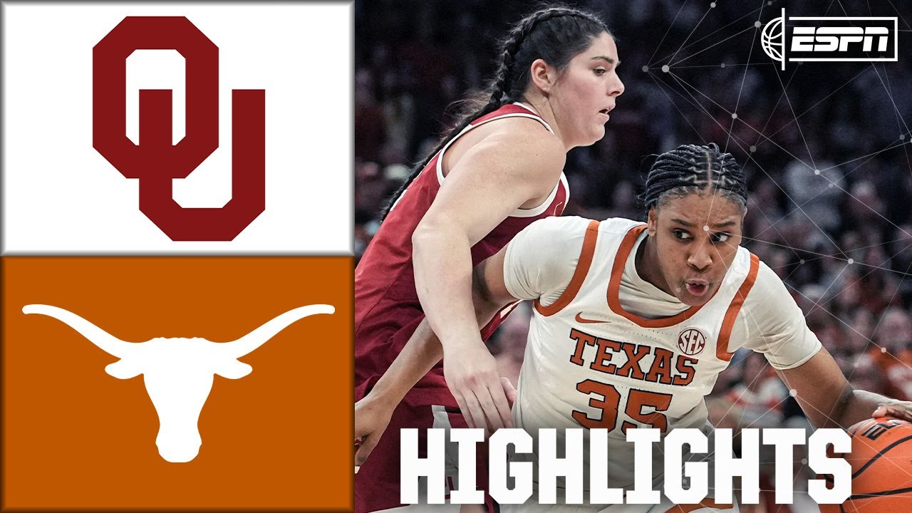 RED RIVER RIVALRY 🍿 Oklahoma Sooners vs. Texas Longhorns | Full Game Highlights | ESPN CBB
